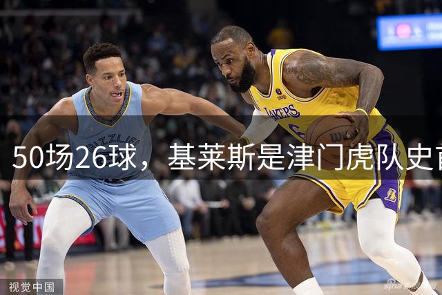 50场26球，基莱斯是津门虎队史首位连续两赛季联赛进球上双的球员